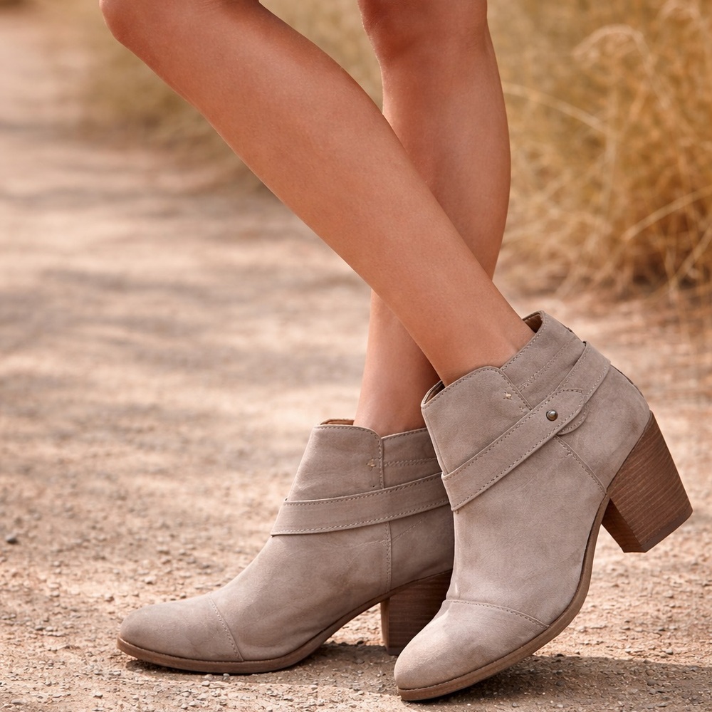 rag & bone Light Taupe Ankle Booties
